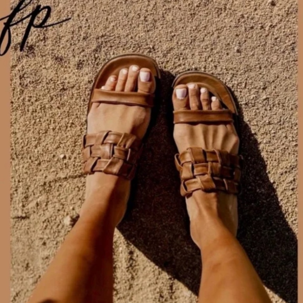 Free people leather sandals 36 - Picture 1 of 5